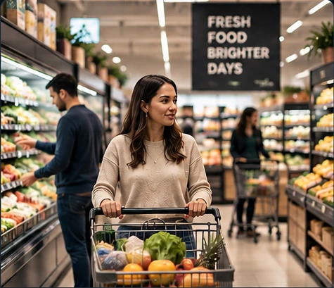 Store customer analytics for grocery retail